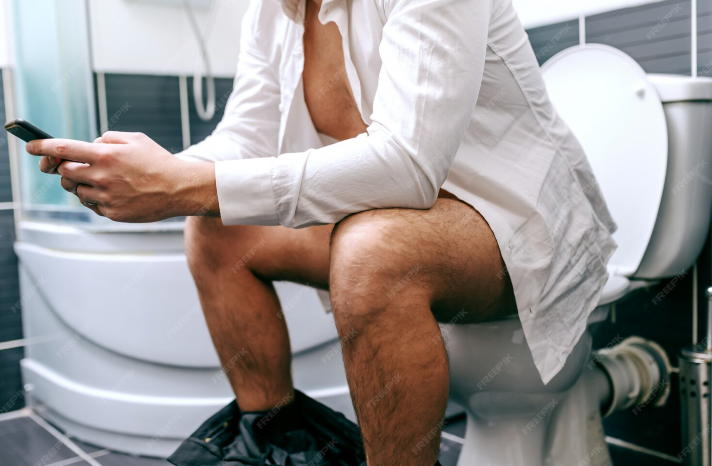 Using Your Phone While You Poop Can Lead to Hemorrhoids. (And That’s A Pain in The Butt.)