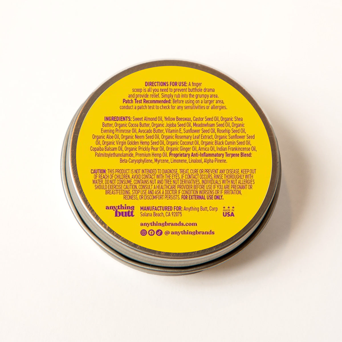 Anything Butt Hemp Butter